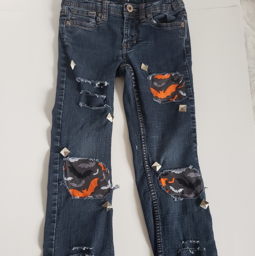 Girls bat Distressed Jeans size 7
